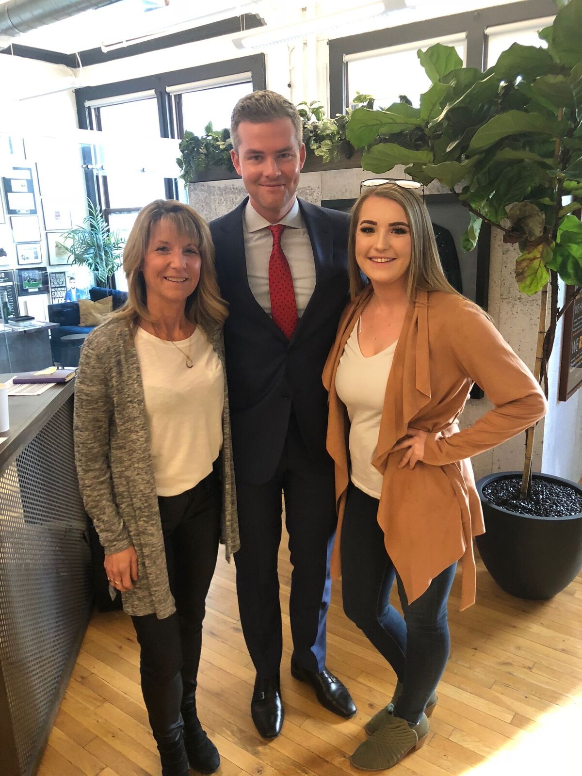 Ryan Serhant with Alex and Michele